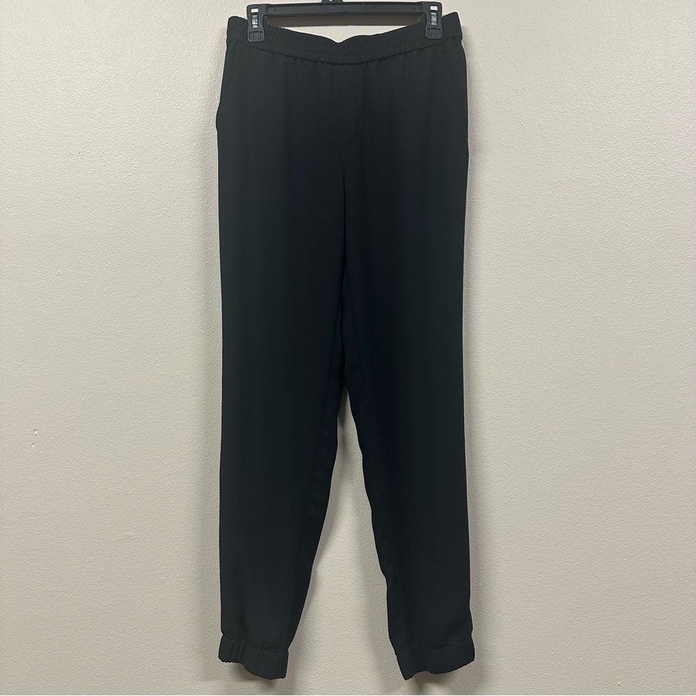 Women’s Black Elastic Waist Pants | Size 6